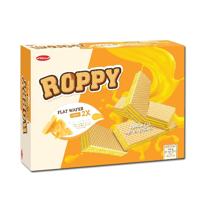 banh kem xop pho mai 2x roppy 168g