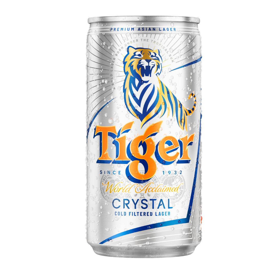 bia tiger crystal lon cao 250 ml