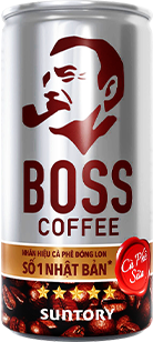 boss ca phe sua lon 180 ml