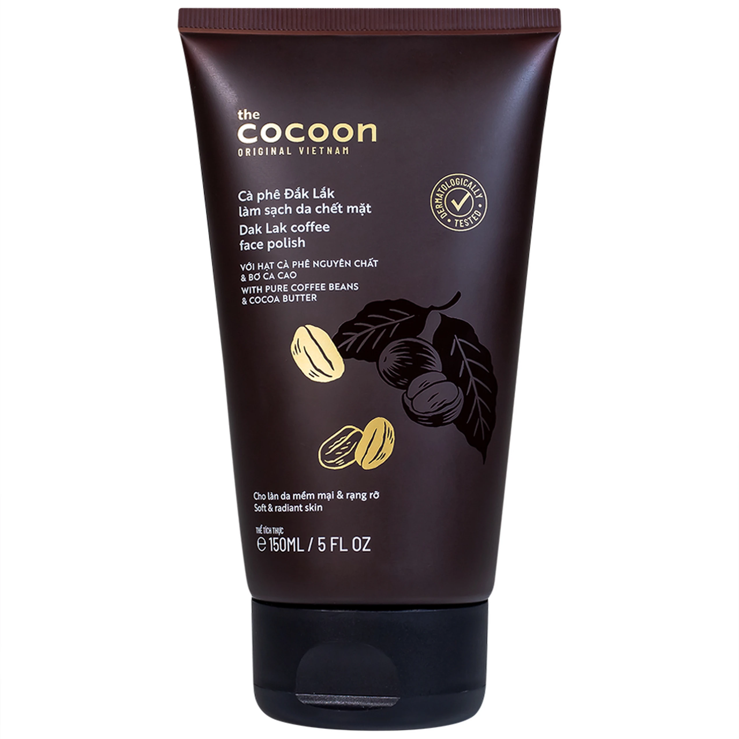 ca phe dak lak lam sach da chet mat cocoon 150ml