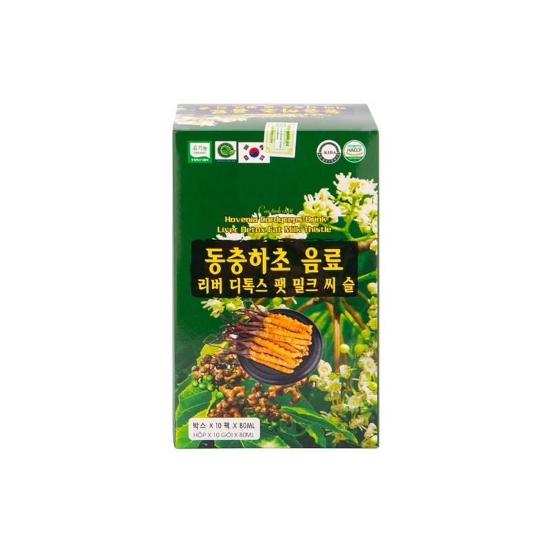 cao tinh chat hovenia cordyceps drink liver detox fat milk thistle