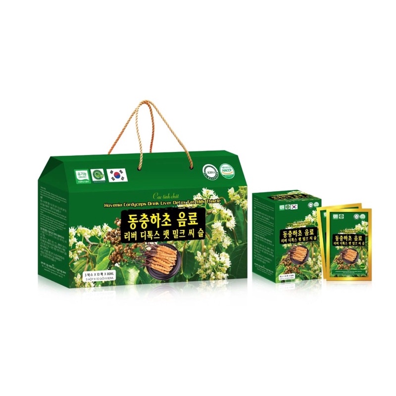 cao tinh chat hovenia cordyceps drink liver detox fat milk thistle