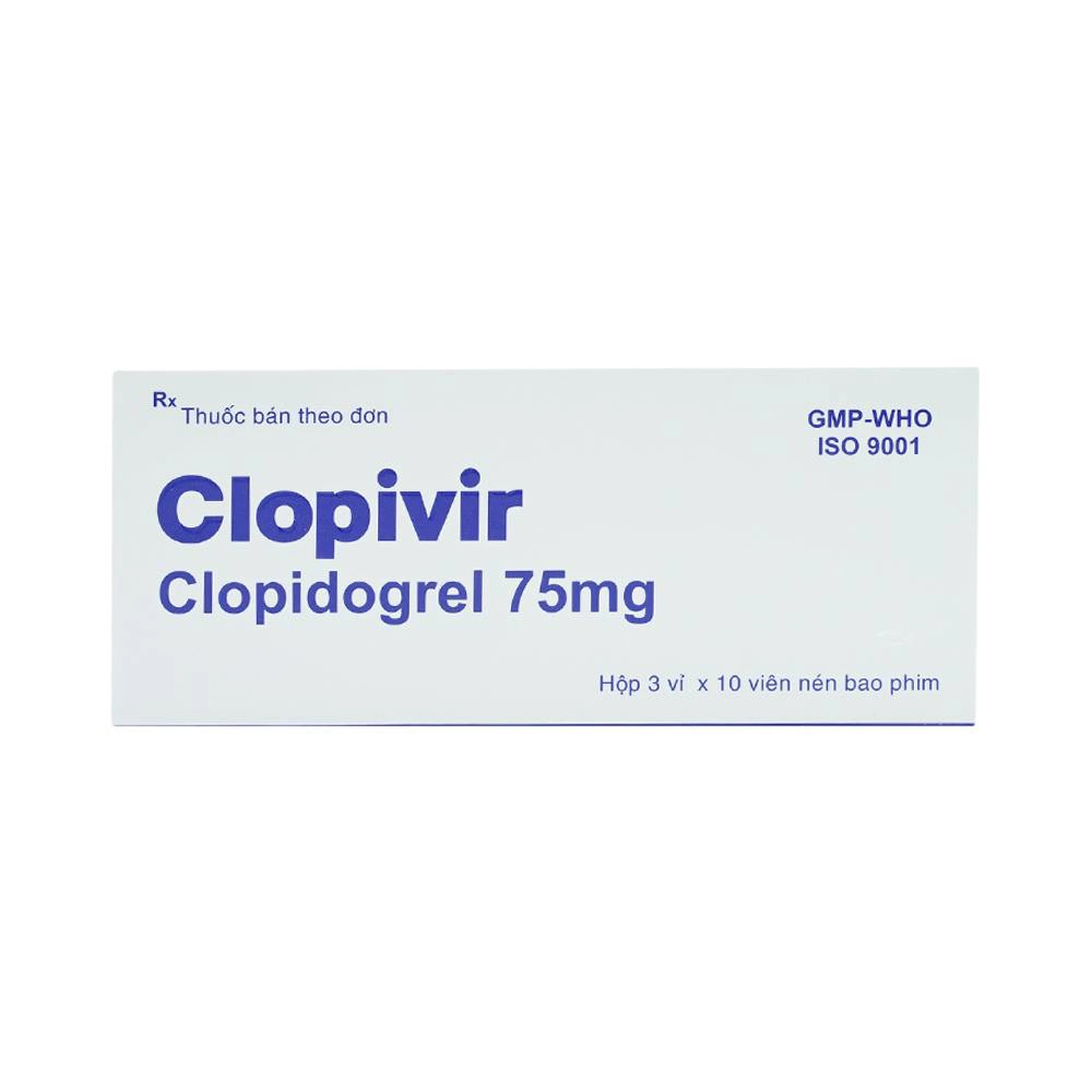 clopivir 75mg bidiphar  vien