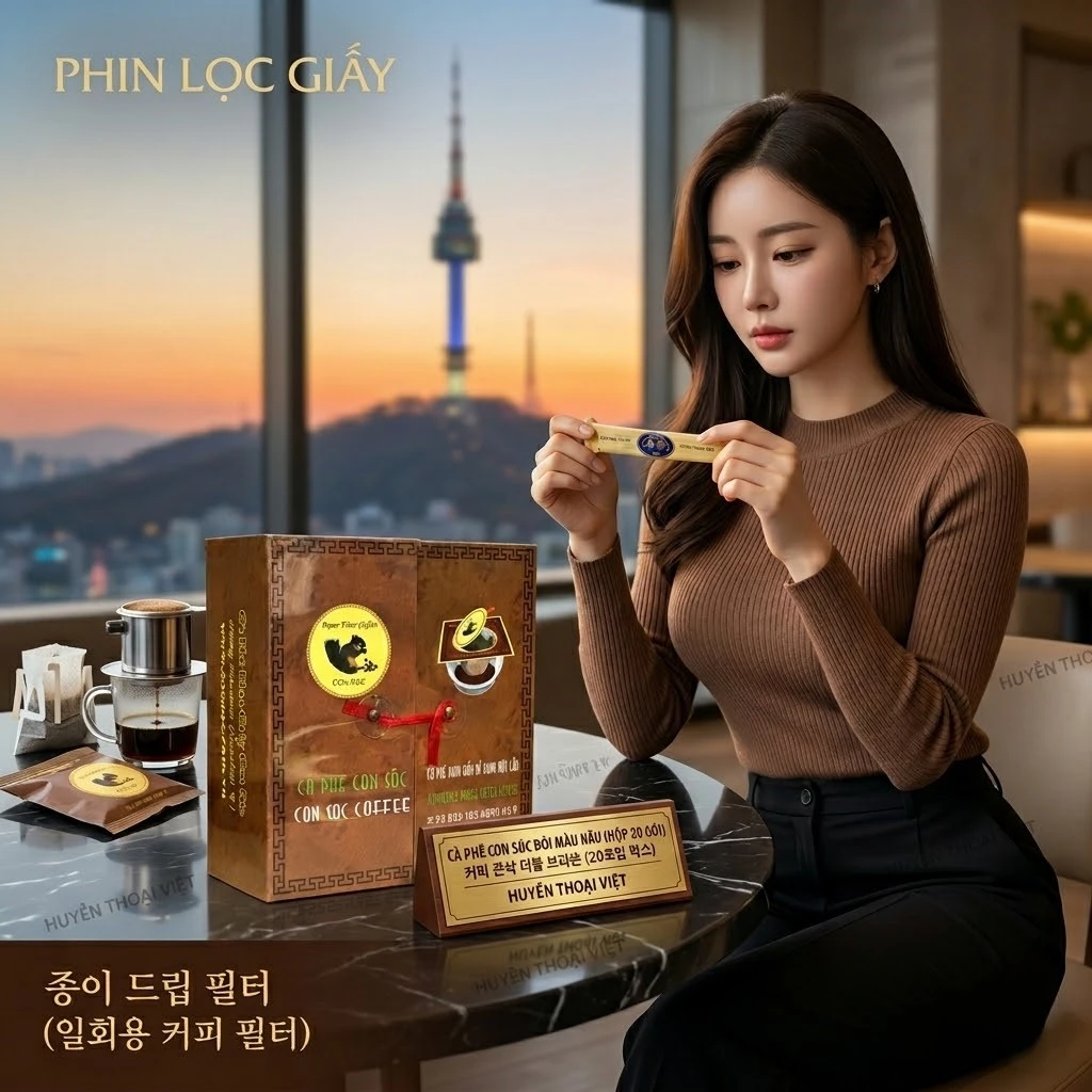 consoc squirrel drip brown hanging ear coffee powder 2