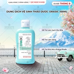 dung dich ve sinh thao duoc orasic 100ml  herbal intimate wash