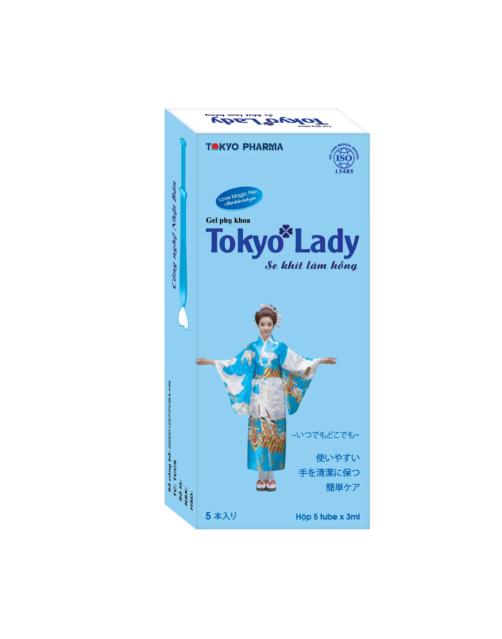 dung dich ve sinh tokyo lady
