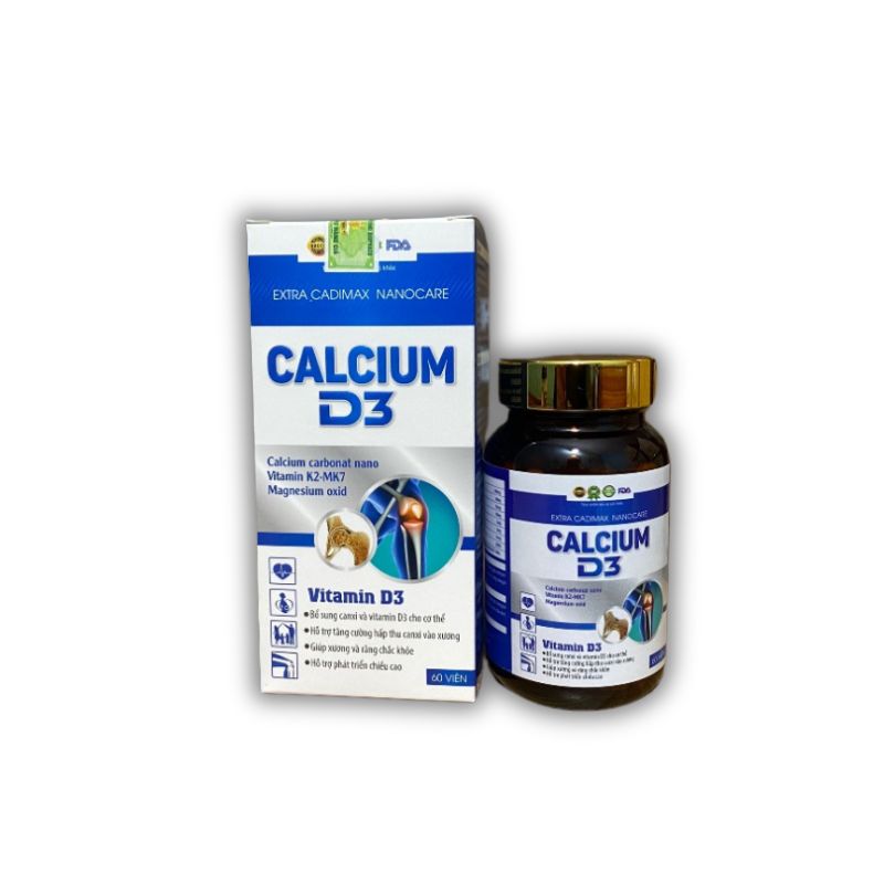 extra cadimax nanocare calcium d3