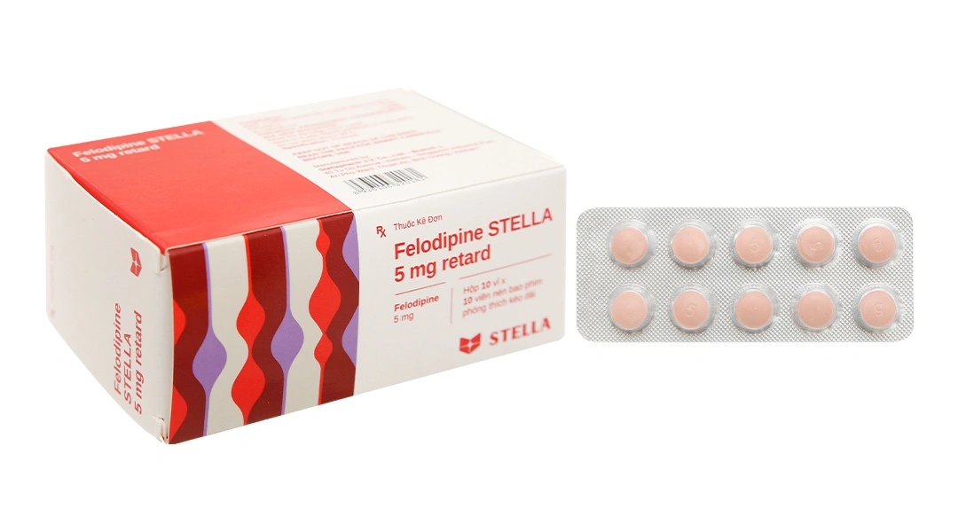 felodipine stella 5 mg retard  ten xuat khau  felodipin stada  5 mg retard