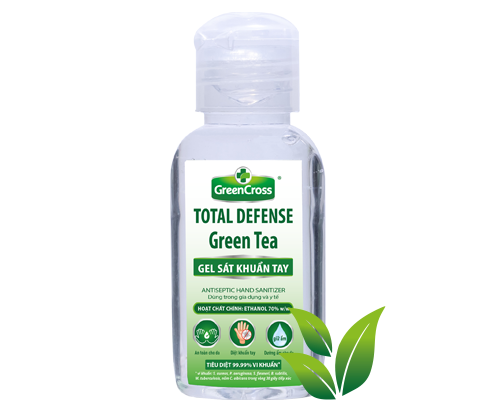gel rua tay green cross   huong tra xanh  chai 60ml