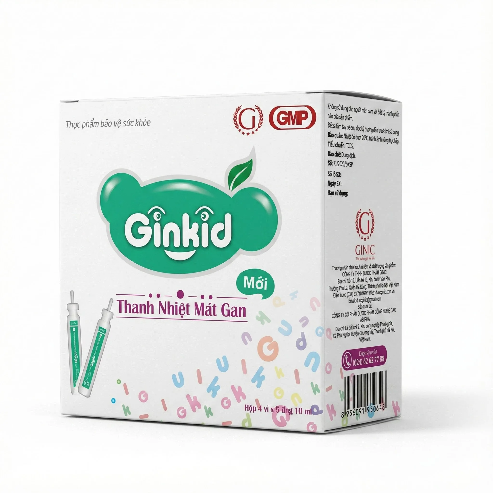 ginkid thanh nhiet mat gan moi