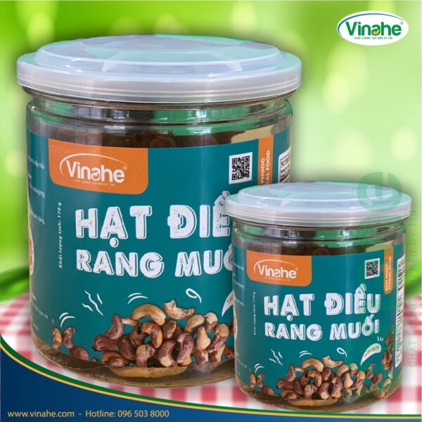 hat dieu vo lua rang muoi   lon 170 gr