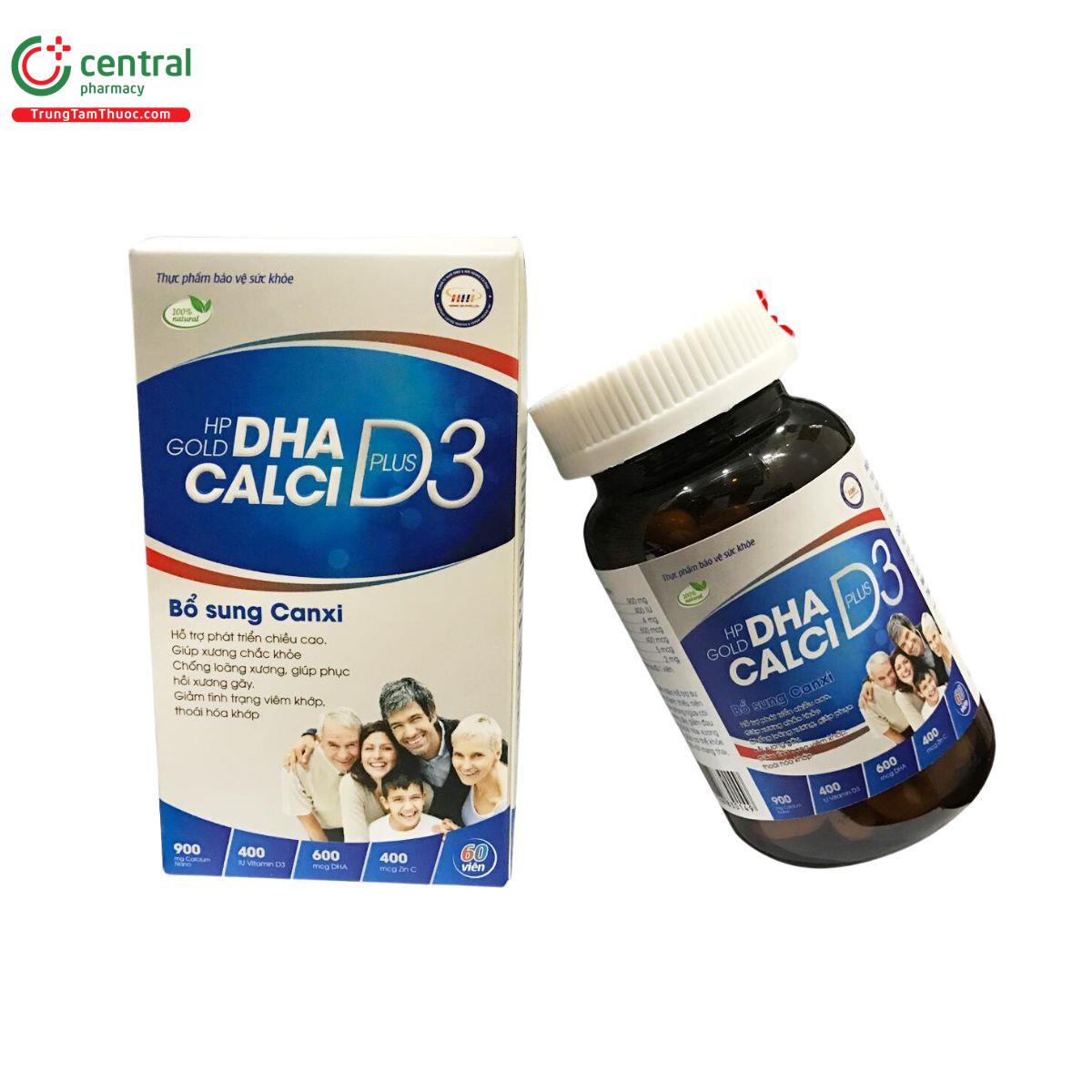 hp gold dha calci d3 plus   bo sung canxi