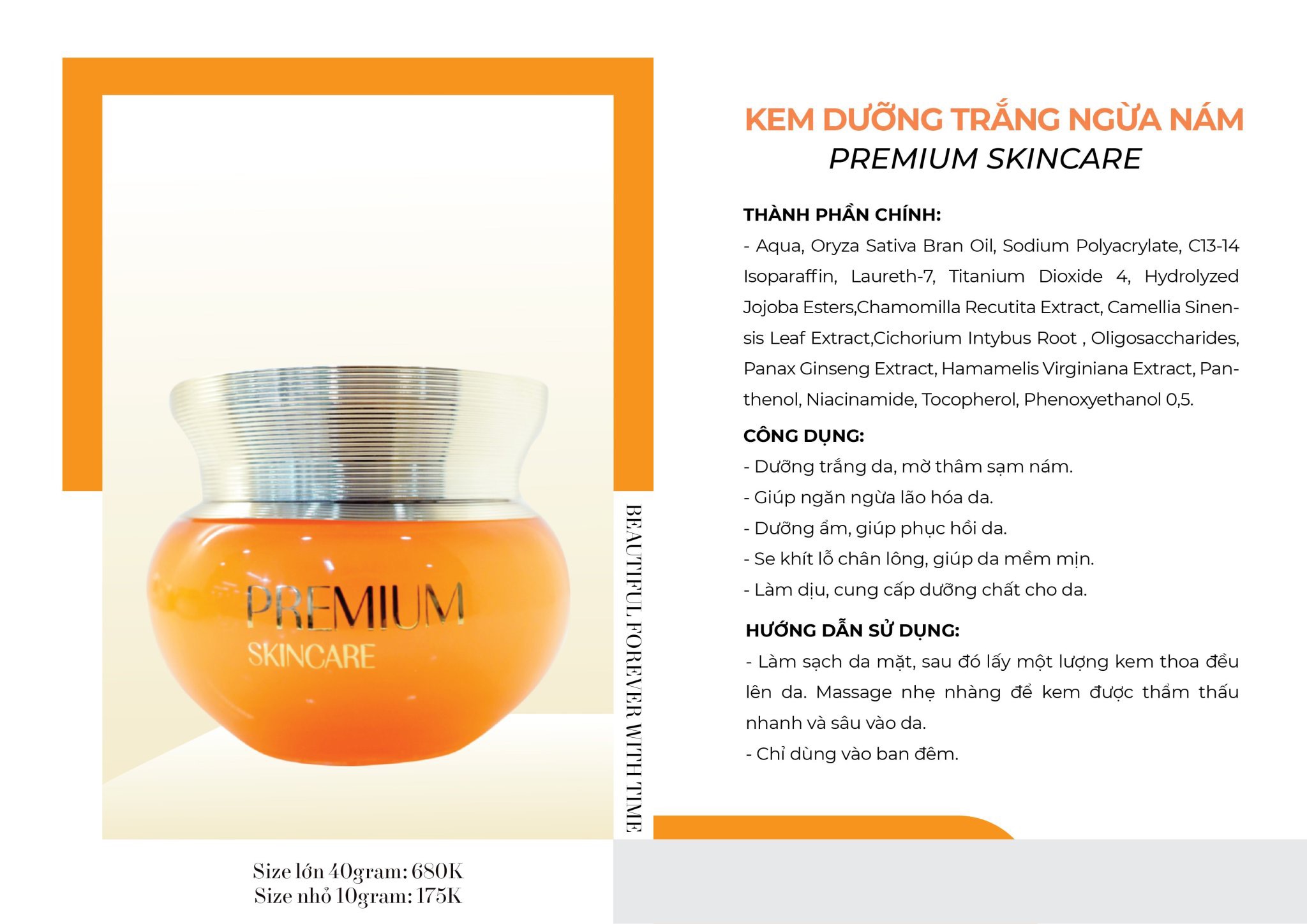kem duong trang ngua nam premium skincare