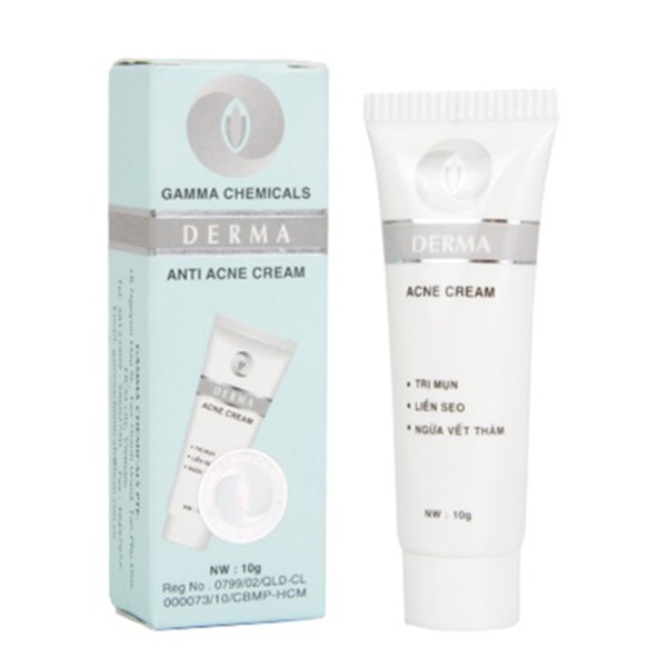 kem tri mun gamma derma anti acne 10gr