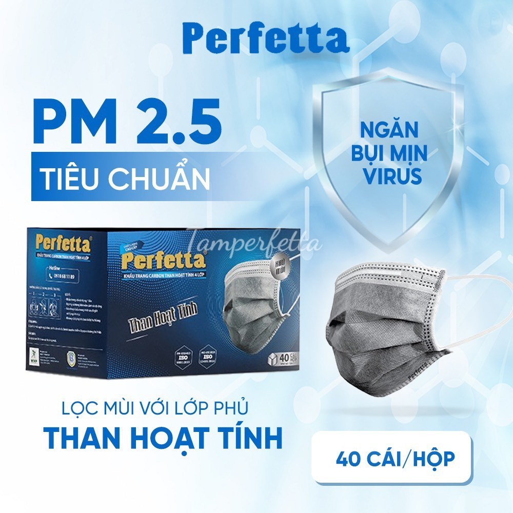 khau trang y te tiet trung carbon 4 lop perfetta