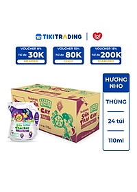 kun sua trai cay nho tui 110ml