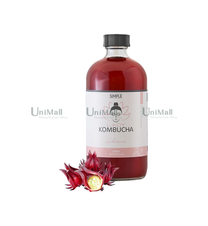lady kombucha   simple   hibiscus