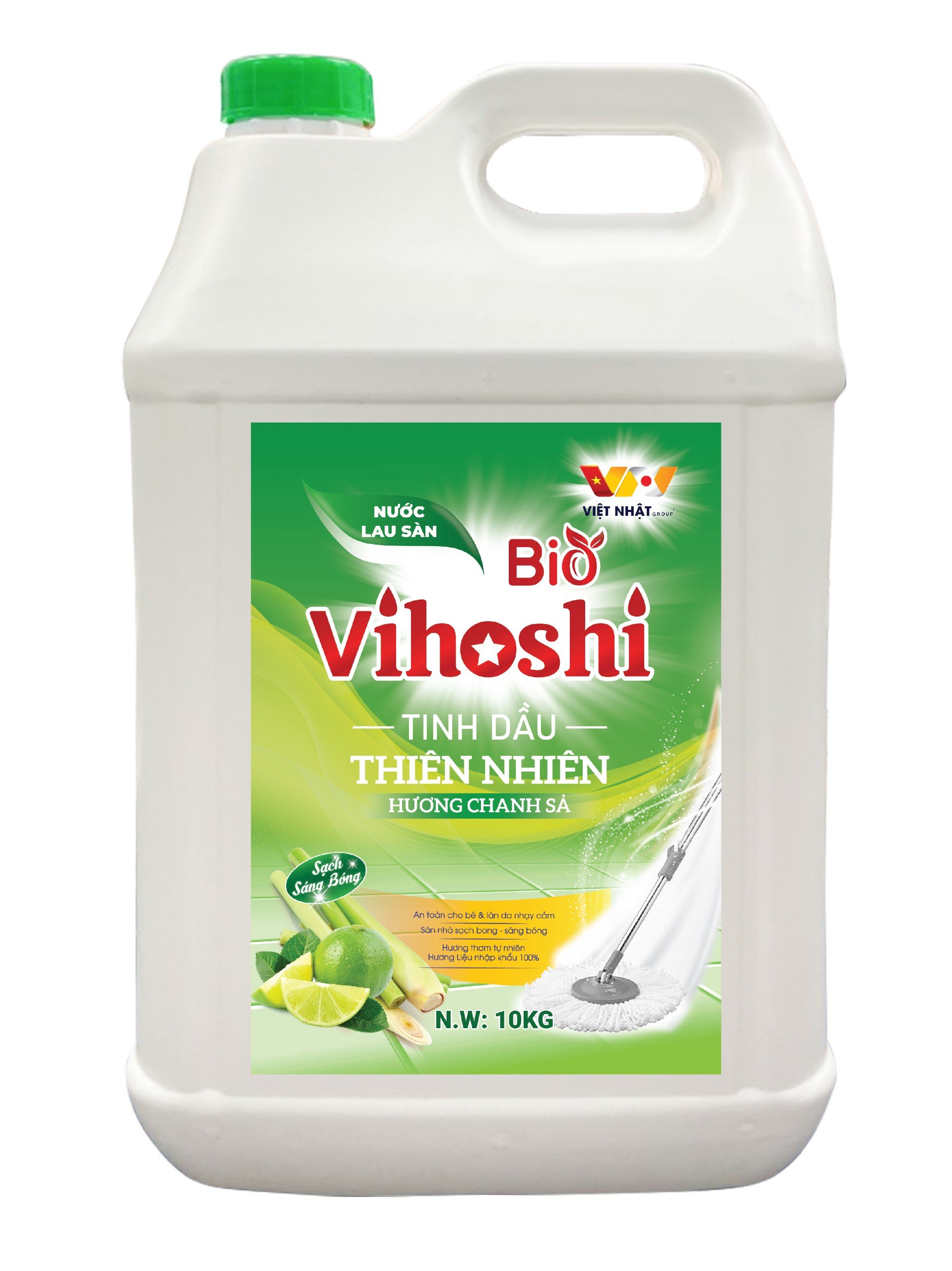 lau san cao cap bio vihoshi huong sa chanh 10kg