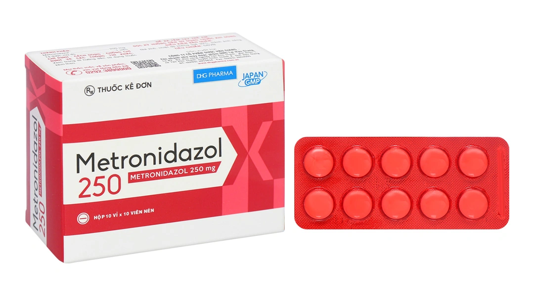 metronidazol 250 v 10 h 100