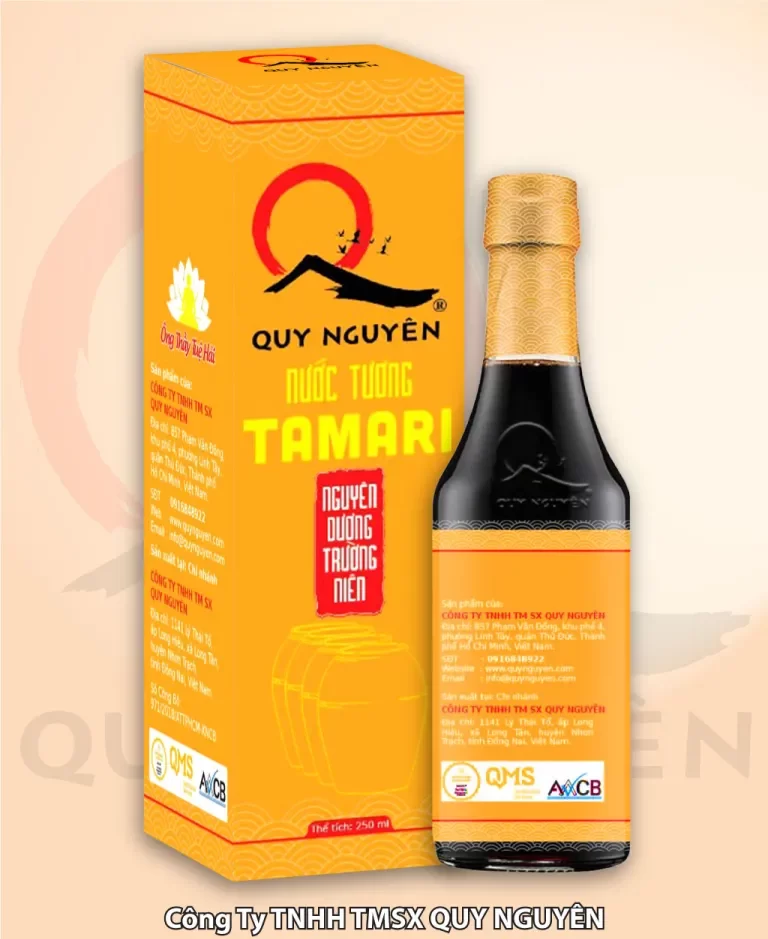 mua nuoc tuong chay tamari quy nguyen chai 250ml   phap duyen chay