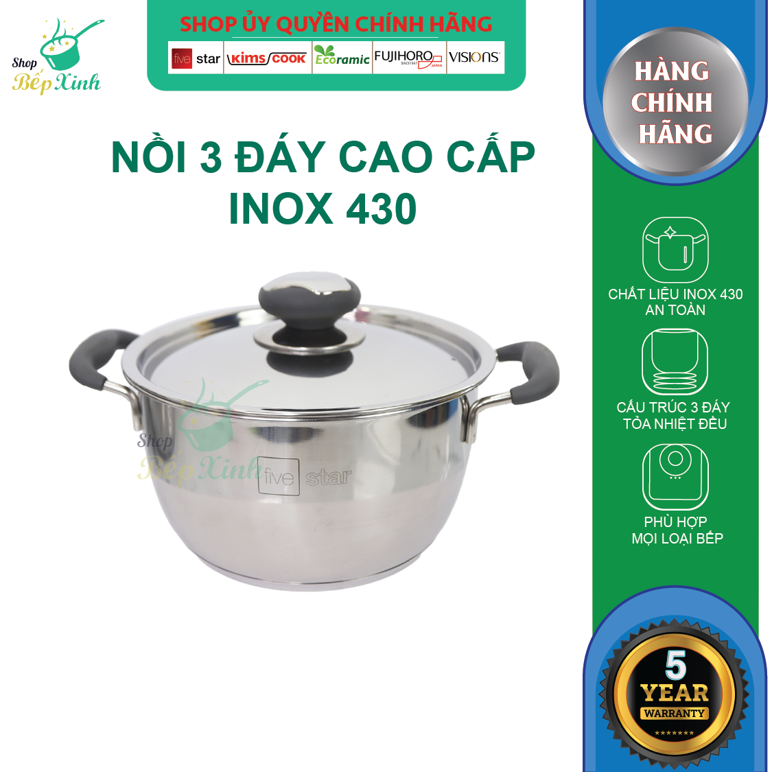 noi inox 430 3 day 20cm quai oval than cool cao