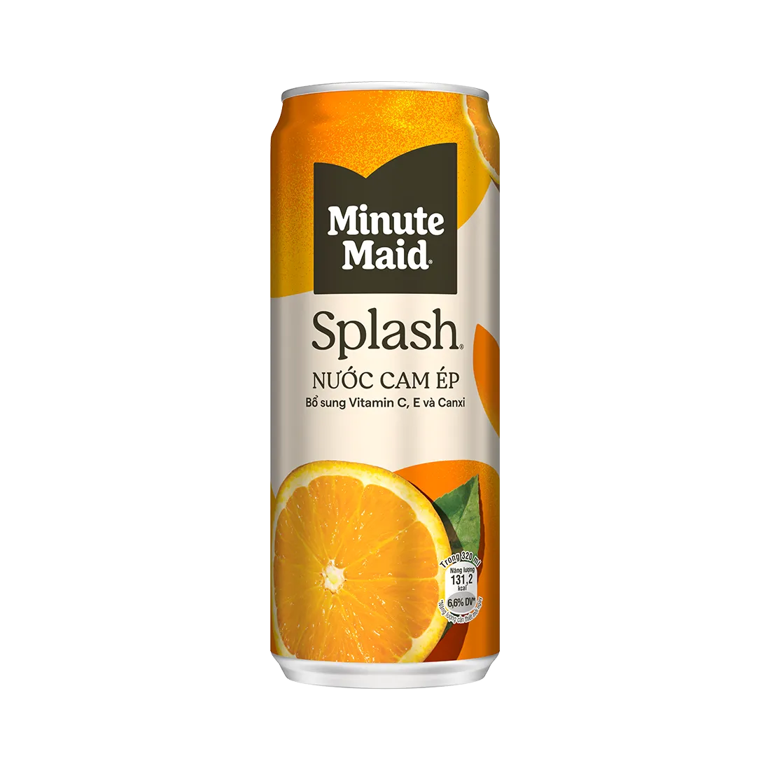 nuoc cam ep minute maid splash   lon nhom 320ml