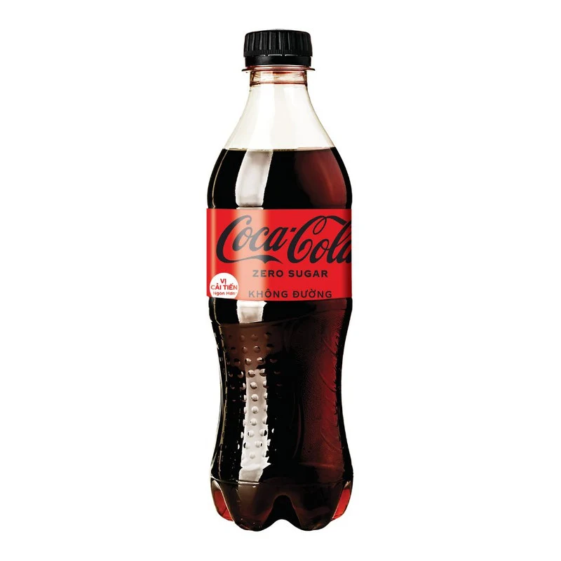nuoc giai khat   coca cola khong duong   chai nhua 390ml