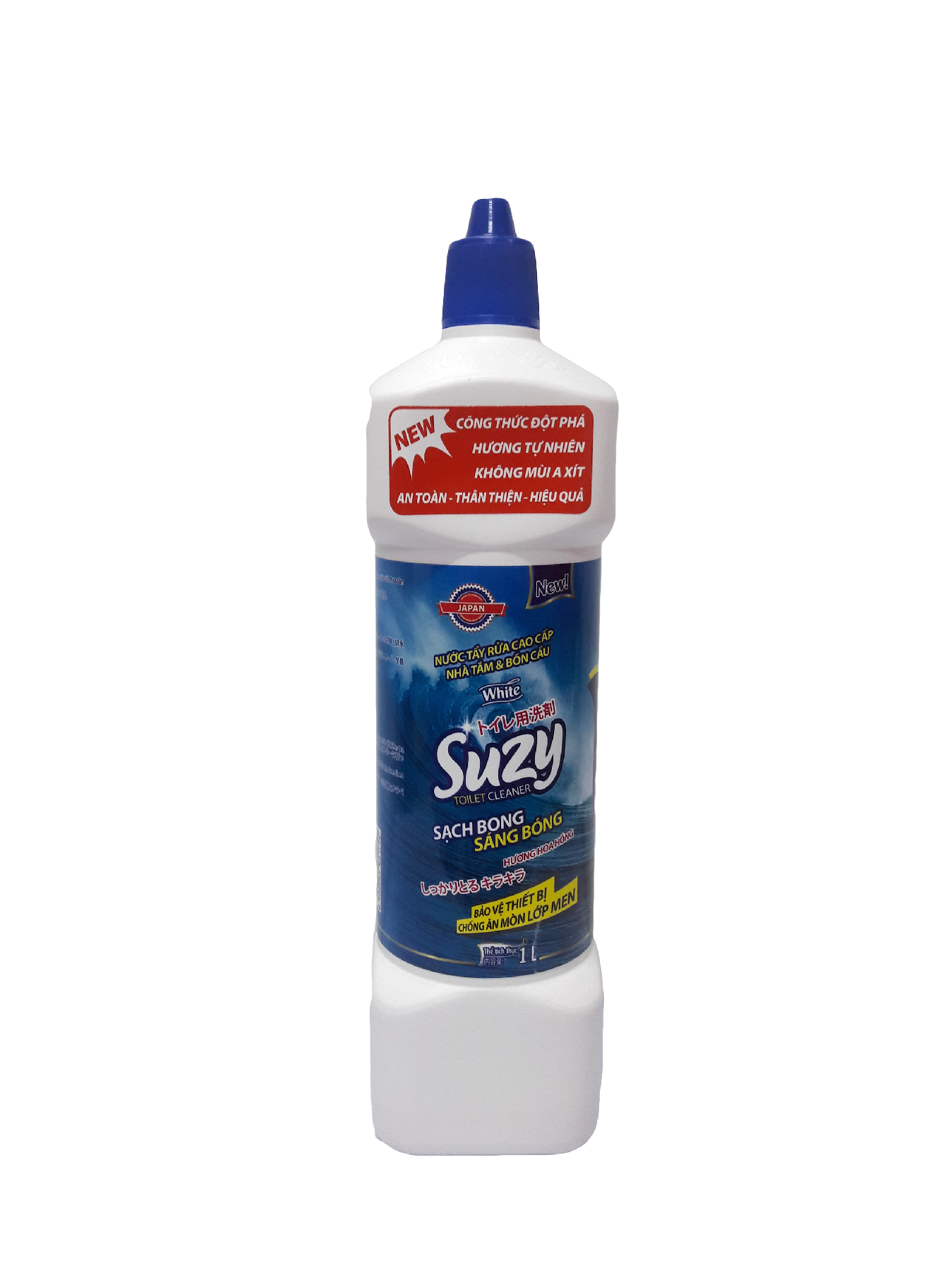 nuoc tay rua toilet cao cap suzy white 1l 12c t