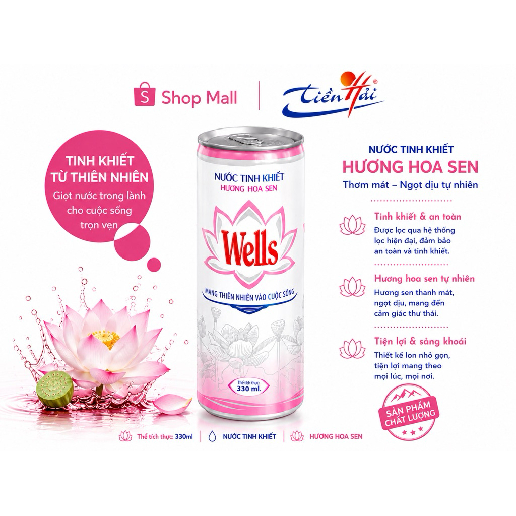 nuoc tinh khiet wells huong hoa sen