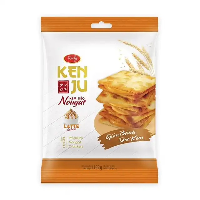 richy kenju banh quy nougat ca phe trung   tui 155g