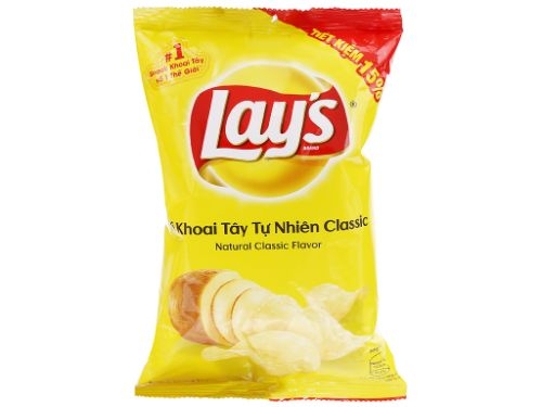 snack khoai tay vi tu nhien classic lay  8217 s goi 52g