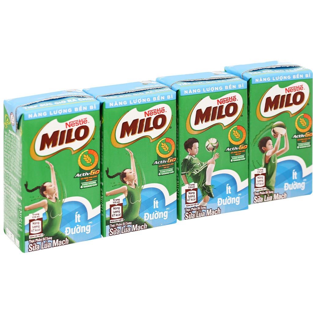 sua lua mach nestle milo 115ml