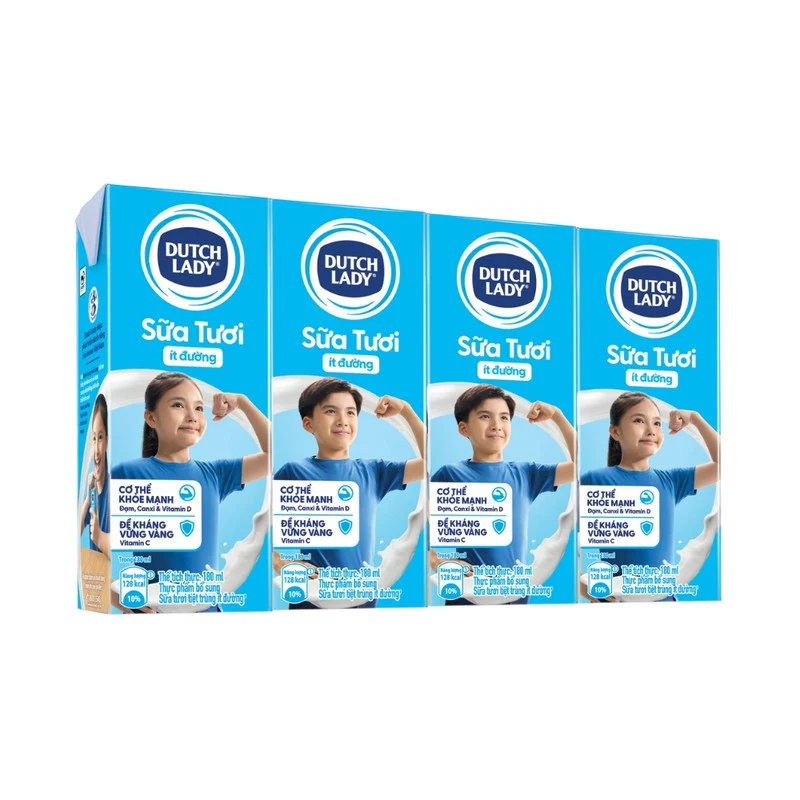 sua tuoi tiet trung it duong dutch lady canxi   protein 180ml