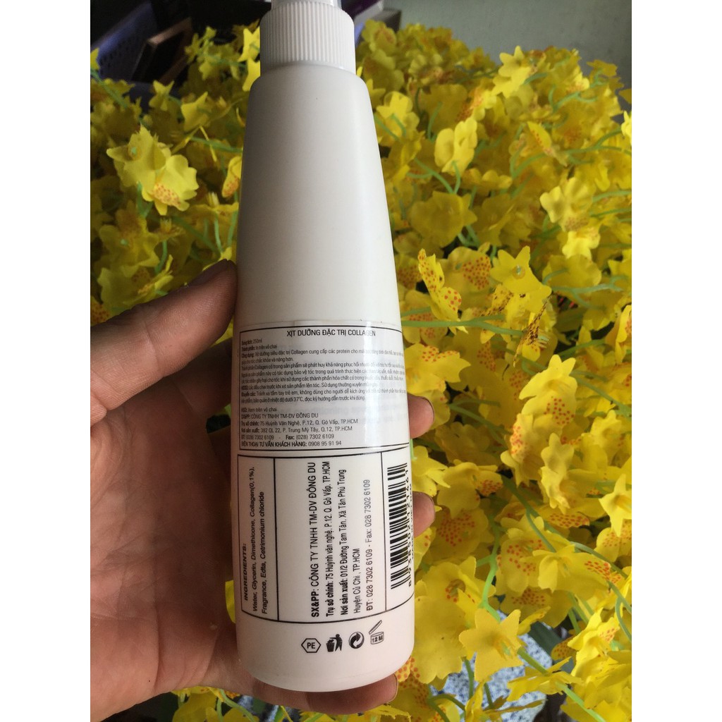 sua xit duong toc dac tri collagen kendali 250ml