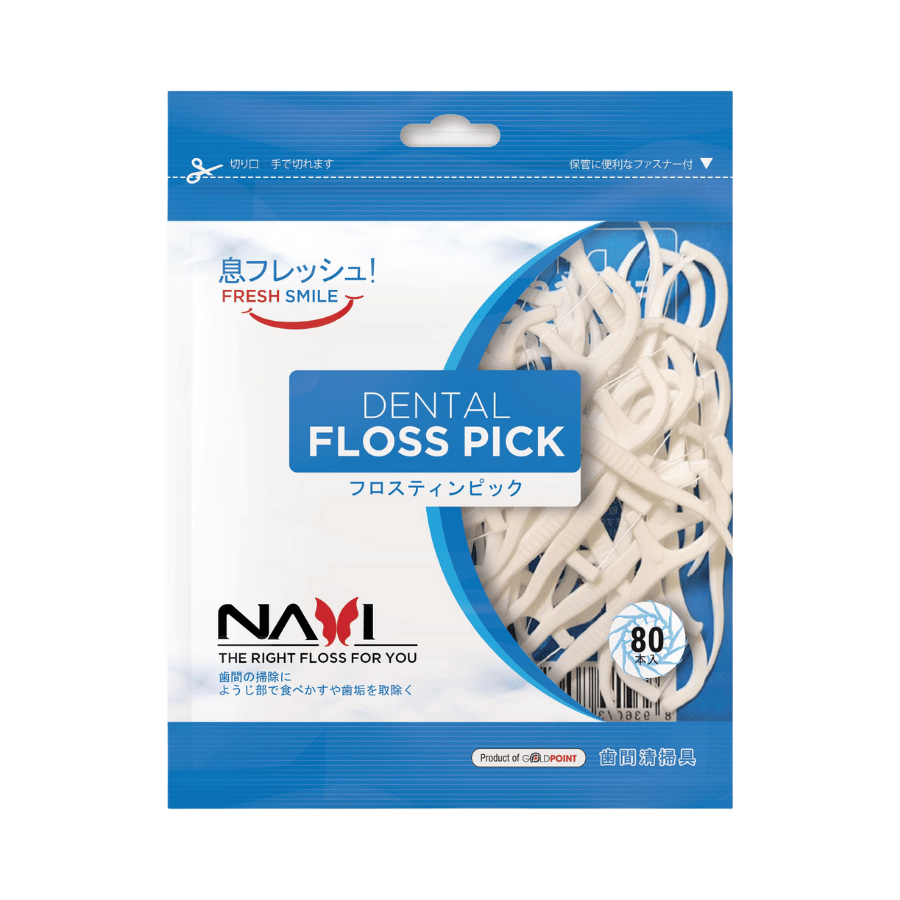 tam chi nha khoa navi   dental floss pick   tui 80 pcs