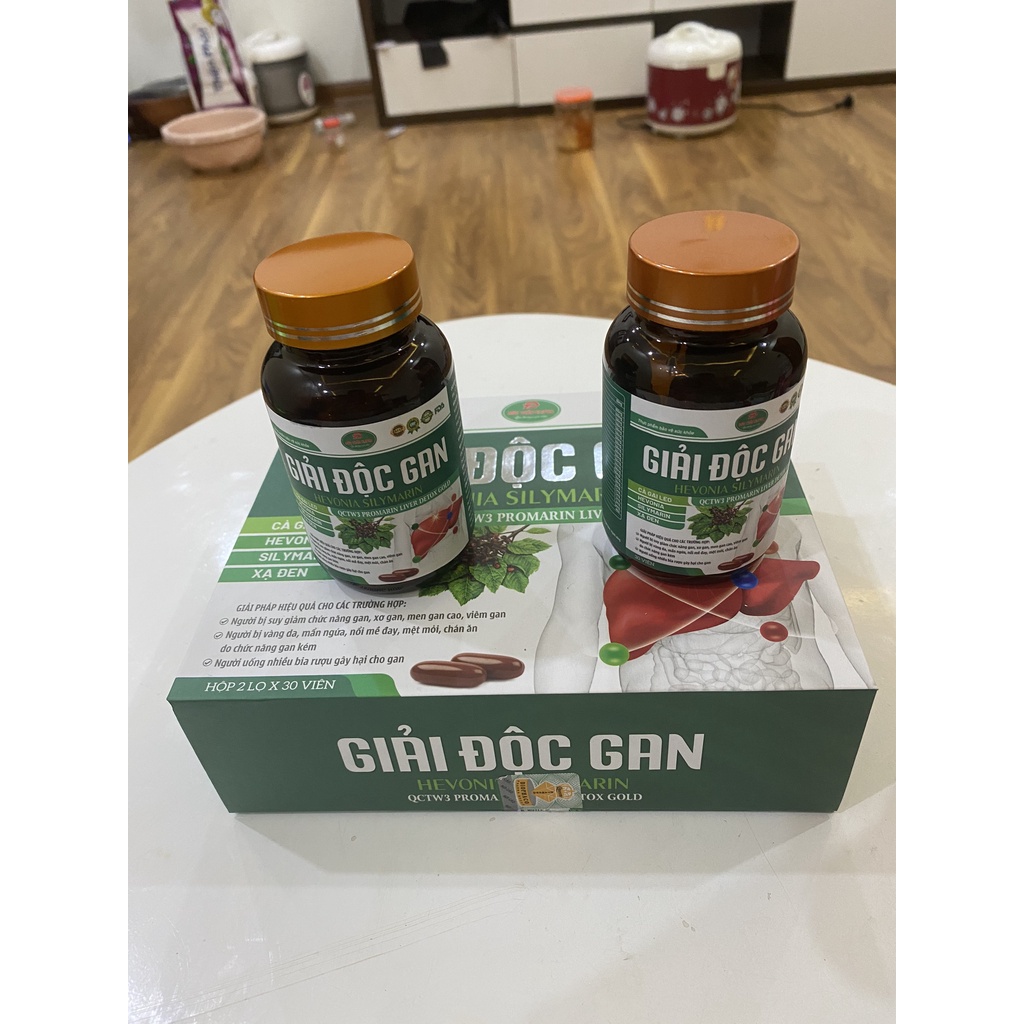 thuc pham bao ve suc khoe giai doc gan hevonia silymarin qctw3 promarin liver detox gold
