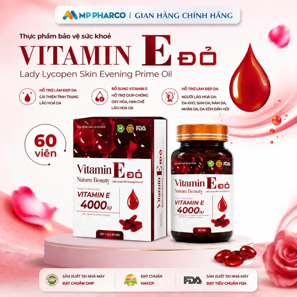 thuc pham bao ve suc khoe vitamin e do natura beauty lady lycopen skin evening prime oil
