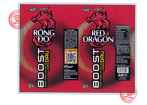 thuc pham bo sung nuoc tang luc co ga huong dau rong do boost 330 ml