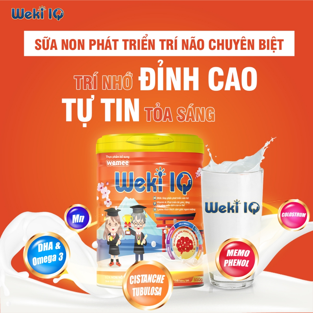 thuc pham bo sung weki iq 650g