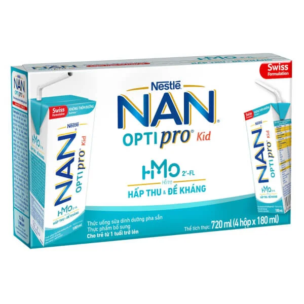 thuc uong sua dinh duong pha san nestle nan optipro kid 180ml