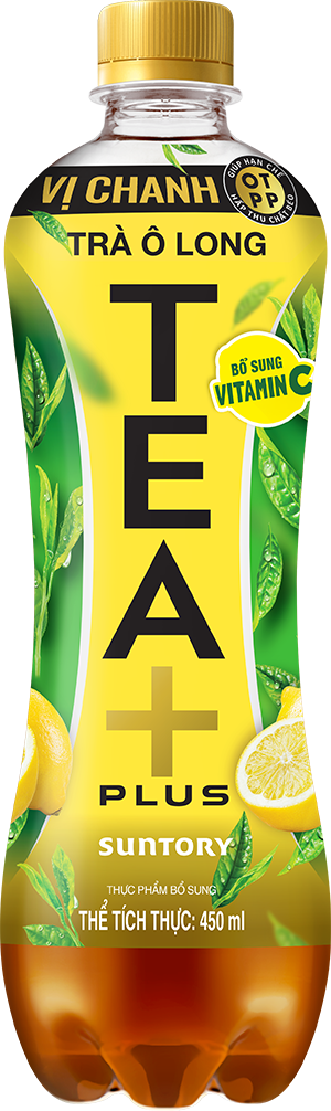 tra o long tea  vi chanh chai 450ml