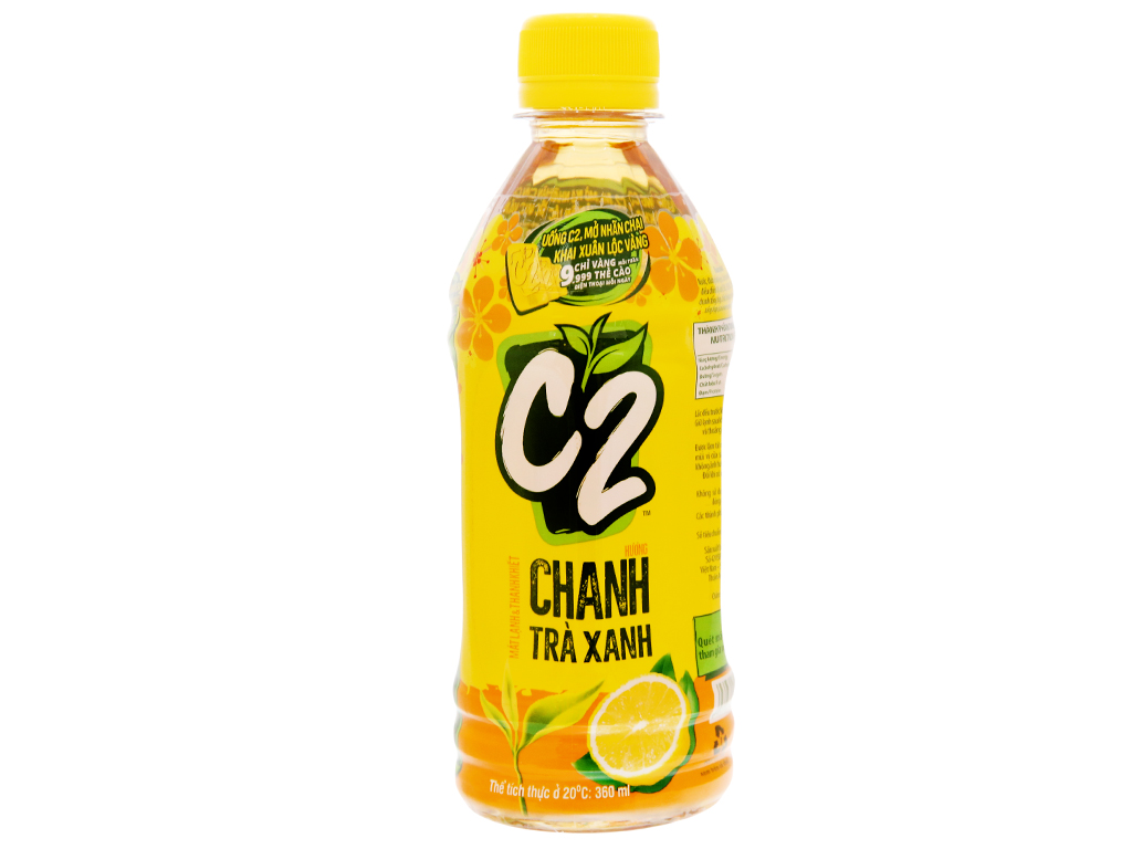 tra xanh huong chanh c2   360 ml