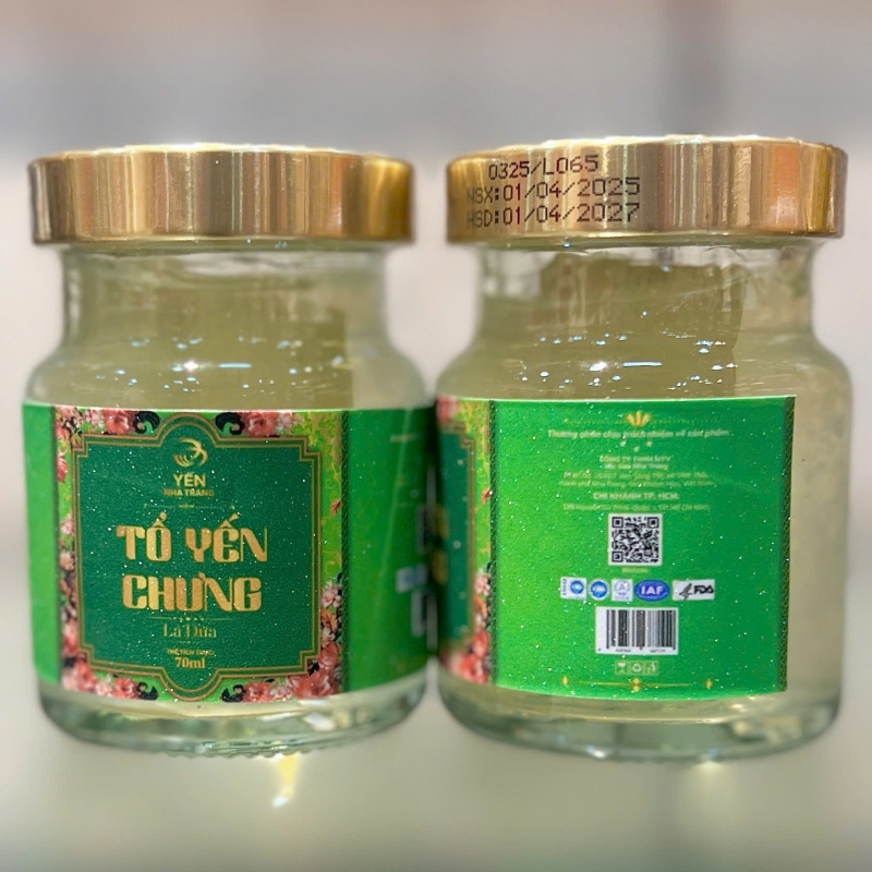 yen chung tuoi la dua 70ml