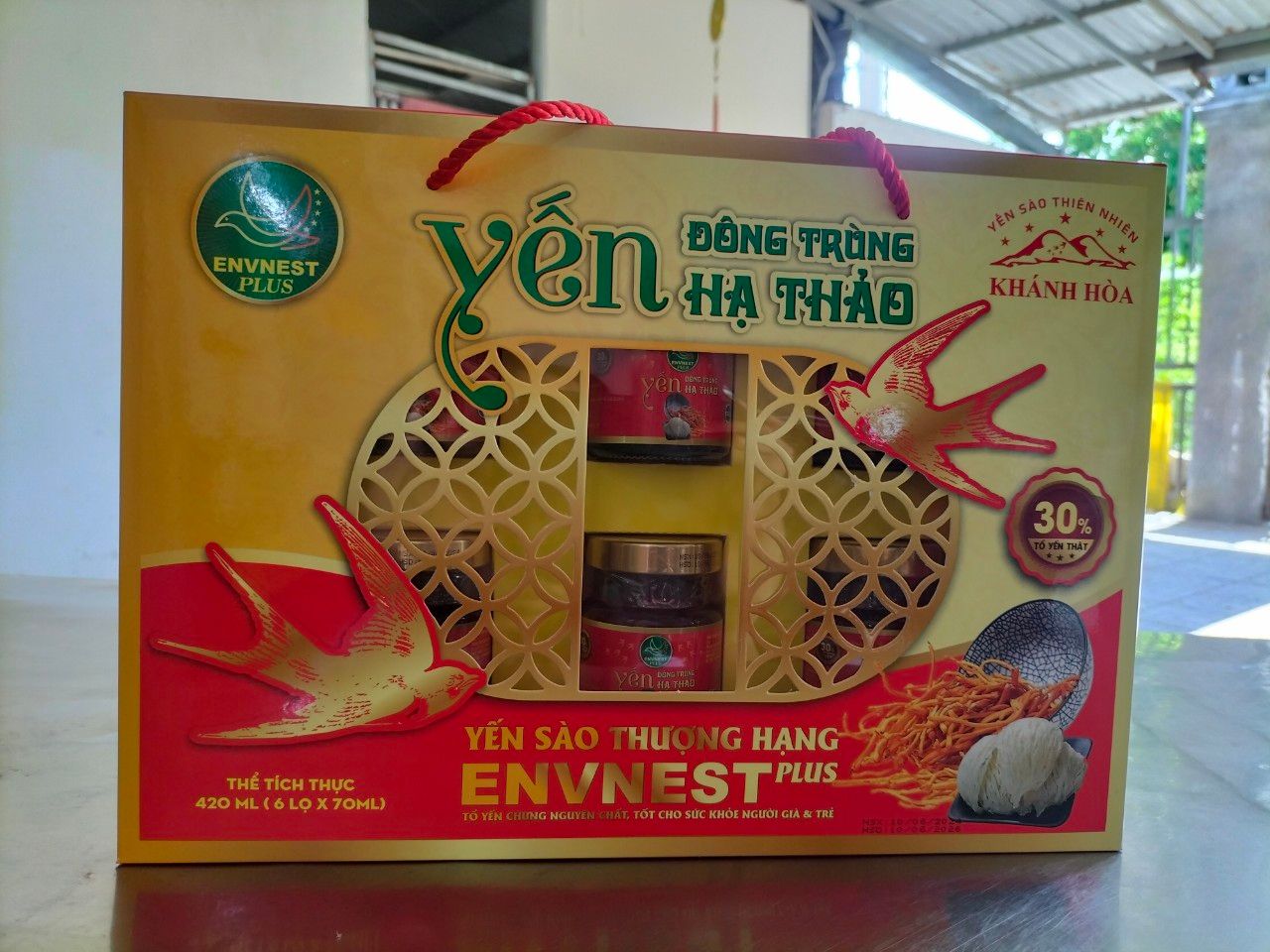 yen sao cao cap dong trung ha thao 6 lo x 70ml 30