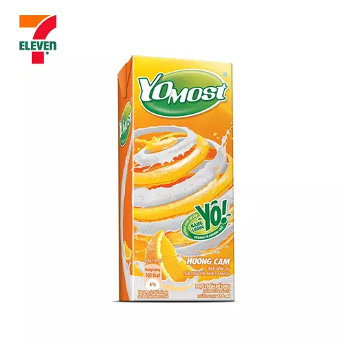 yomost   thuc uong tu sua chua len men tu nhien huong cam  170ml